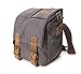Produktbild SLR Kameratasche Männer Umhängetasche Wasserdicht Canvas Toe Layer Rindsleder Retro Leinwand Männer Fotografie BagGAOXP (Farbe : 2)