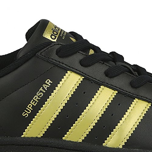 Adidas Superstar Foundation Mädchen Sneaker Schwarz, 38 -