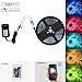 Produktbild DOOK WiFi Led Streifen,5m RGB Dimmbar Led Stripes Controller mit Alexa,Google Home, IFTTT, Wireless Smart Phone Gesteuert Full Kit, IP65 wasserdichte,SMD 5050 16 Millionen Farben,12V 2A Netzteil
