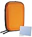 Produktbild Hartschalentasche orange für Ricoh WG-5 GPS - inklusive equipster Displayschutzfolie