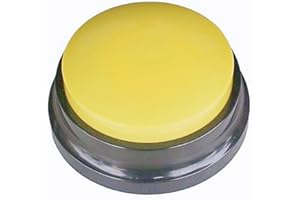 Mounteps Voice Recorder Button, Talk Training Dog Buttons for Communication, Recordable Buttons for Dogs, Personalized Sound Answering Buzzer (Yellow)