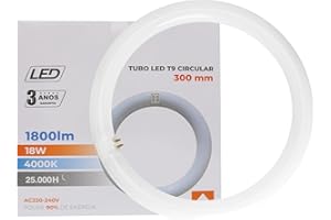 ‎MAXLED, LIGHT IS LED! Maxled, Light is Led! LED TUBE T9 Ø30CM, Ringförmige LED Röhre 18W Warmweiß 4000K 1800LM G10Q Sockel Fassung Hell Leuchtröhre PC Deckenleucht Alternative für Klassische T9-Leuchtstofflampen