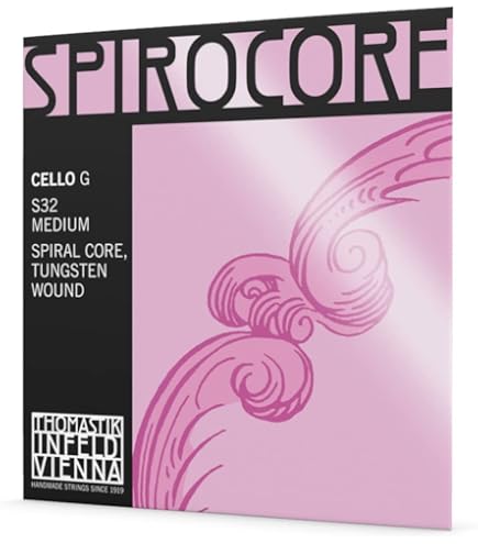 THOMASTIK Spirocore G- snaar voor violoncello, zilver, medium