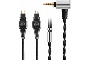 FAAEAL Ersatz-Audiokabel für Sennheiser HD560 Headsts, 3,5 mm/2,5 mm/4,4 mm geflochtenes 5N LC-OFC-OFC Upgrade-Kabel für Sennheiser HD580, HD600, HD660S, HD650 Kopfhörer, 1,5 m (2,5 mm Klinke)