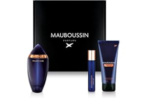 Mauboussin - Coffret Private Club : Eau de Parfum 100ml, Gel Douche 90ml & Travel Spray 20ml