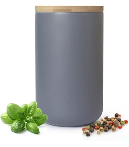Pot De Rangement Maxwell & Williams Epicurious – Porcelaine Noire – 1L – Neuf