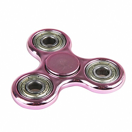 Gold Plating Tri-Spinner Fidget Toy Hand Spinner For Autism and ADHD Rotation 2 Mins Stress Relief Toys Gift rose golden Gold Plating Tri-Spinner Fidget Toy Hand Spinner For Autism and ADHD Rotation 2 Mins Stress Relief Toys Gift rose golden