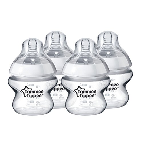 Tommee Tippee Closer to Nature 150 ml/5fl oz Feeding Bottles (4-pack)