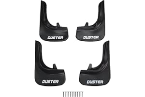 accessorypart Kompatibel mit Dacia Duster 2 (HM) 2018-2024 Auto Kotflügel Vorne Hinten Satz 4 Stück Schwarz