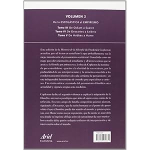 Historia de la filosofía II : de la escolástica al empirismo (Ariel Filosofía)