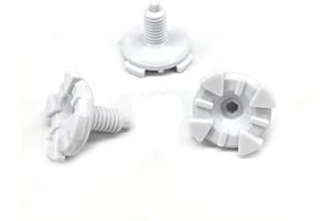 Leatt 4016100151 - Recambio de tornillos para casco, unisex, para adultos, blanco, talla única