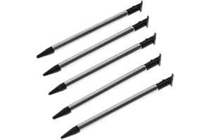 Gamer Gear Nintendo 3DS Stylus - Black Retractable Touch Screen Pen - Pack of Touch Screen Stylus - Dual Function Stylus Pen - Extendable Nintendo Stylus Fine Tip for Control Video Games5