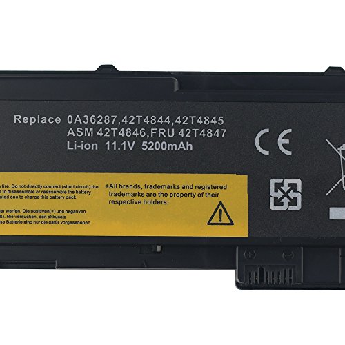 Neuer Laptop Akku für LENOVO ThinkPad T420s Thinkpad T420s 0A36287 ASM 42T4846 42T4844 42T4845 FRU 42T4847 Lithium 11.1v 4400mAh 12 Monate Garantie. - 3