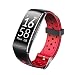 Produktbild Docooler Q8 Bluetooh Aktivitätstracker Fitness Armband Sportarmband Anrufe Mitteilung Activity Tracking Schlaf-Monitor für iPhone 7 Plus-Samsung S8 + iOS7.1 Android4.4