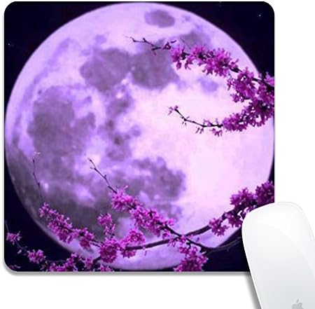 Personalized Square Patterned Owl Mouse Pad, Customized Mouse Pad Comfortable Non-slip Rubber (7.87x7.87inch) Round 10