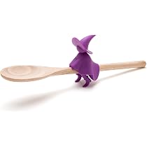Repose-cuillère Sorcière Agatha OTOTO - Gadget Cuisine Fun Et Pratique - Résistant Chaleur Sans BPA