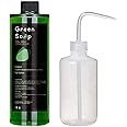 Dragon Art 16.9oz Green Soap Prep Wash with 8oz Squeeze Bottle For Tattoos and Piercings
