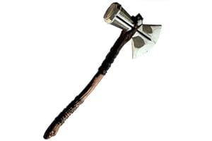 damdos Halloween Prop Cosplay Hammer,Hache De Tempête 72cm Thor's Axe Role Play PU,Costume Accessory Birthdays Gifts