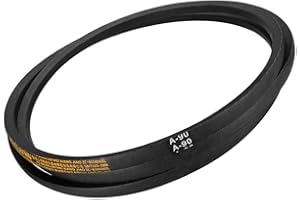 TA-VIGOR A-90 V-Belt 90" Inner Length 13mm Width 8mm Thickness, Rubber Drive V-Belt for Power Transmission, Replacement A-Section V-Belt for Automotive, Industrial and Agricultural Equipment
