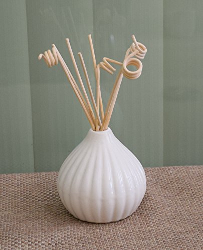 Pure Source India Garlic Design Ceramic pot,Reed Diffuser Pot, with 8 pcs reed sticks, Capacity of this Ceramic Vase is about 150 ML . RS.325 (67.00% Off) - Amazon