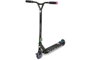 Riprail Semi Pro 2 Performance Stunt Scooter with Alloy Deck, Alloy Core Wheels, ABEC-9 Bearings, Alloy NECO Threadless Headset, Alloy CNC Machined Fork, 2 Pegs and Jet Fuel parts