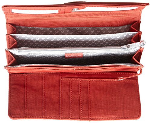 Kipling Women’s Brownie Wallet, Red (78G Red Rust), 19x10x3 cm (B x H x T)