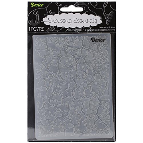 Darice 1218-57 Prägeschablone, Eisblumen, Plastik, transparent, 10,8 x 14,6 x 0,4 cm