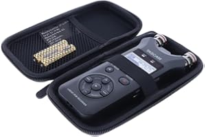 foto-kontor Tasche kompatibel mit TASCAM DR-07X Audio Recorder Hülle Schutzhülle Tragetasche Case - sicherer Schutz für unterwegs - schwarz