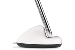 Sinjimoru estación de Acoplamiento Compatible con iPhone. Estación de Acoplamiento y de Carga de Silicona, Conveniente y Resistente con Cable para iPhone. Sync Stand Flat, Blanco.