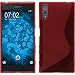 Produktbild PhoneNatic Case für Sony Xperia XZ Hülle Silikon rot S-Style + 2 Schutzfolien