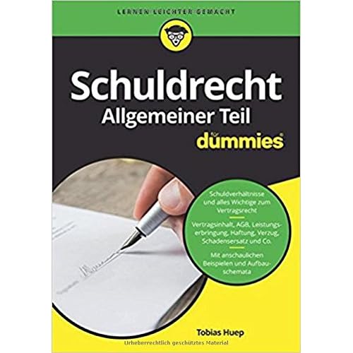 Schuldrecht Allgemeiner Teil für Dummies Schuldrecht Allgemeiner Teil für Dummies
