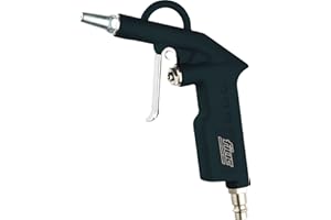 FIAC Pistola Aria Compressa con Ugello da 2mm, Pistola di Soffiaggio Compatta, Accessorio Compressori, Corpo in Alluminio, Pressione Max. 8 Bar, Nero