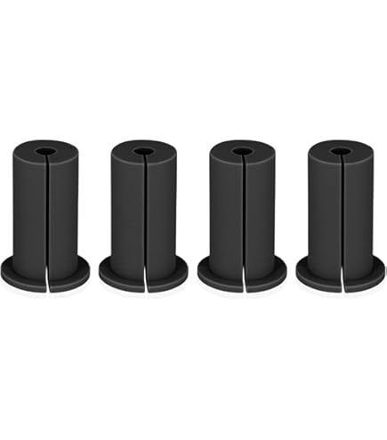 in Muur Kabelgement Cableommet 4PCS 1 Inch Rubberen Kabel Muurdoorvoertuleset voor Ethernet-kabelgeleiding - Kabeldoorvoer Doorvoer voor Thuis en Buitenshuis (GREY