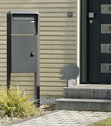 Preisvergleich Produktbild Heibi Briefkastenständer QUERTA, grafit