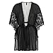 Produktbild Hunkemöller Damen Langer Kimono Chiffon Dot Mesh Schwarz M/L138295