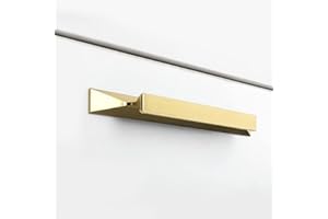 goldenwarm 10 Piezas Tiradores De Armarios Dormitorio Tiradores Armarios Dorados -LS7024GD128 Tiradores Cocina Dorados Tiradores Puertas Cocina Tiradores Armarios Habitacion 128mm