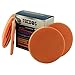 Produktbild FACDOS FreshPad Orange Mittelhart 150 mm x 10 mm, 5 Stück | für Hochglanz & Anti-Hologramm-Polituren| Polierschwamm | Polierschaum | Professionelle Lackaufarbeitung für alle gängigen Lackarten | P2000er