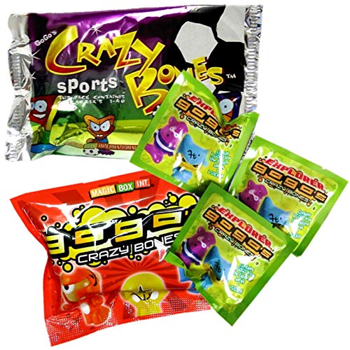 lot 10 gogos crazy bones sachet aléatoire
