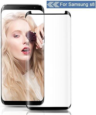 Samsung Galaxy S8 Plus Screen Protector - SURWELL S8 Plus Tempered Glass Screen Protector Case Friendly 2.0