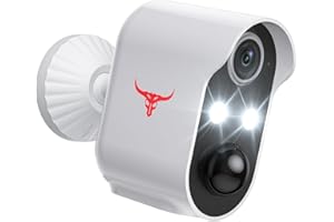 Aiwit 1080p Wireless Security Camera, Indoor/Outdoor Surveillance Bullet Cam, Live View, AI Human Detection, Night Vision, 2-Way Audio, IP65 Waterproof, Cloud Storage (2 Spotlights)