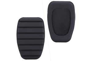 EVONECY Couvercle en caoutchouc de pédale de frein, caoutchouc d'embrayage antidérapant noir, pour Renault