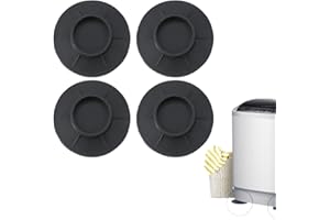 ZKSXOA 4 Stück Gummi Füße,Schwingungsdämpfer Antirutsche Vibrationsdämpfer, Silikon Pad Tragbare Anti Vibration,Stoßdämpfer Antiruschmatte Fußpolster Fußpads Antivibrationsmatte für Waschmaschine Trockner