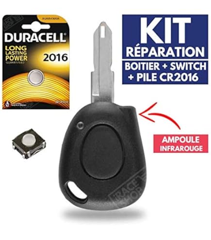 Jingyuqin – Coque De Clé Télécommande NE73, Pour RENAULT, Twingo, Clio, Kangoo, Master, 1 Bouton, Sans Puce