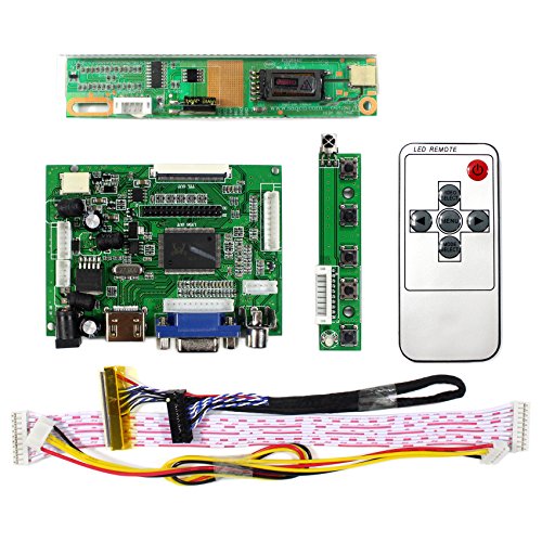 HDMI   VGA   2AV placa de regulador LCD de entrada para B141EW03 LP154W01 Panel LCD de 14 1  15 4  1280x800