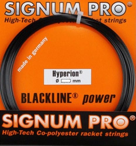 Signum Pro Blackline Power Hyperion Tennis String - 12m set - 1.18mm