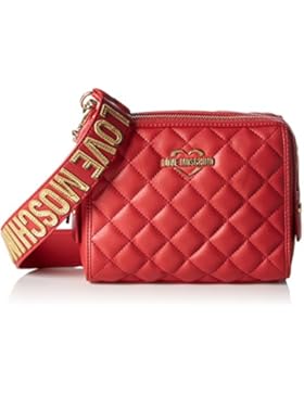Love Moschino Damen Borsa Nappa Pu Trapuntata Rosso Schultertasche, Rot (Red), 15 x 20 x 7 cm