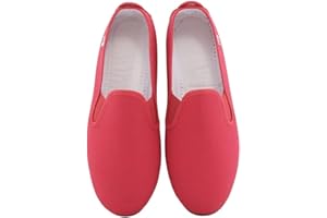 escoolers Zapatilla Kung-Fu de Lona y Cierre con Elásticos - Ligera y Cómoda con Suela de Caucho Flexible - Made in Spain.