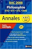 Image de Philosophie STG-STI-STL-SMS : Sujets corrigés