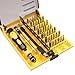 Price comparison product image 45 in 1 Professional Repair Opening Tool Set JK 6089-C Professional Magnetic Screwdriver Kit for iPhone, iPad, Mac, Samsung, HTC, Nokia, Nexus, Sony, LG, Huawei, Philips, Toshiba, Panasonic, Lenovo, HP, Blackberry and Most Mobile Phones, Watches PC and Home Appliances