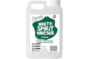 DRIVERS Driver’s White Spirit Vinegar – 5 Litre Catering Pack | Classic Clear Vinegar for Cooking, Pickling, Cleaning & Household Use